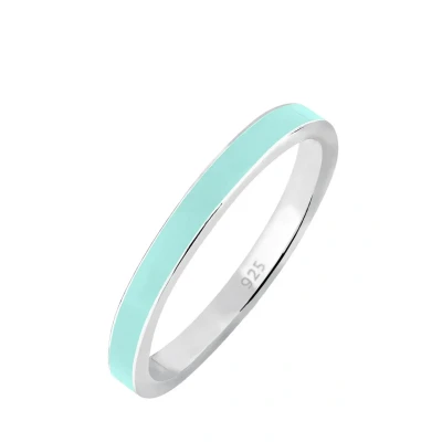 Abbildung von Elli Emaille Ring, Damen, Größe: 54, Hellblau