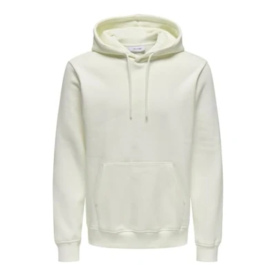 Abbildung von Only &amp; Sons Onsconnor Kapuzenpullover, Herren, Größe: XS, Cloud dancer