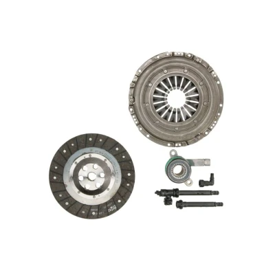 Abbildung von VALEO 834216 Kupplungssatz mit Kupplungsdruckplatte, Zentralausrücker Kupplungsscheibe, ohne Sensor 230 RENAULT: ESPACE 4, TRAFIC 2 Kasten