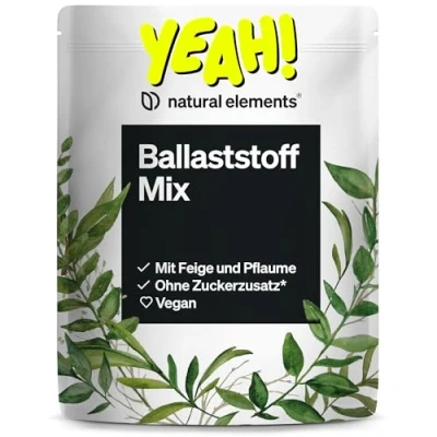 Abbildung von Ballaststoff Mix 600g 9 natürliche Quellen mit Inulin und Akazienfaser gut verdaulich für den Darm vegan, ohne Zuckerzusatz in Deutschland produziert &amp; laborgeprüft