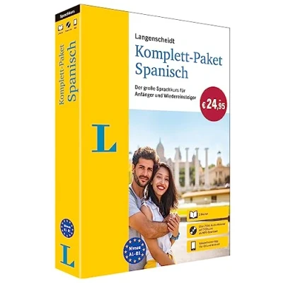 Abbildung von Langenscheidt Komplett Paket Spanisch: Sprachkurs zum Spanisch lernen für Anfänger und Wiedereinsteiger mit 2 Büchern, 7 CDs, Download Vokabeltrainer App