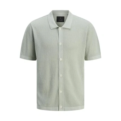 Abbildung von Jack &amp; Jones Premium Einfarbig Hemd, Herren, Größe: XL, Aqua gray