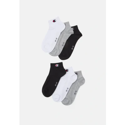 Abbildung von Champion Quarter Socks 6 PACK Unisex Sportsocken, Größe: 43 46, Grey