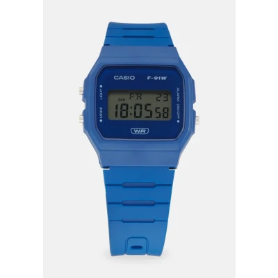 Abbildung von Casio F91 Unisex Digitaluhr, Größe: One Size, Blue