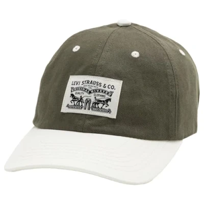 Abbildung von Levi&#039;s Relaxed DAD Heritage Unisex Cap, Größe: One Size, Olive