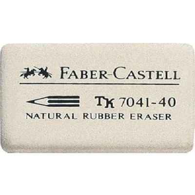 Abbildung von 10er Packung Faber Castell 184140 Radiergummi 7041 40 34x26x8mm (10, 34x26x8mm)
