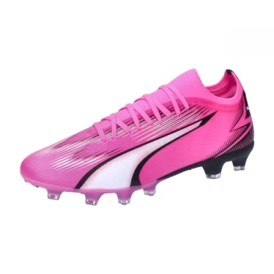 Abbildung von Puma Ultra Match FG/AG Fußballschuh Nocken, Herren, Größe: 42, Poison pink/white/black Schuhe