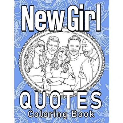 Abbildung von New Girl Coloring Book: Perfect Gift For Those Who Love Relaxing Games And Enjoy Life