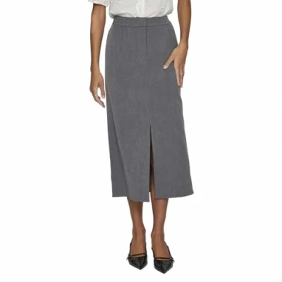 Abbildung von VILA HIGH Waist Maxirock, Damen, Größe: 36, Medium grey melange