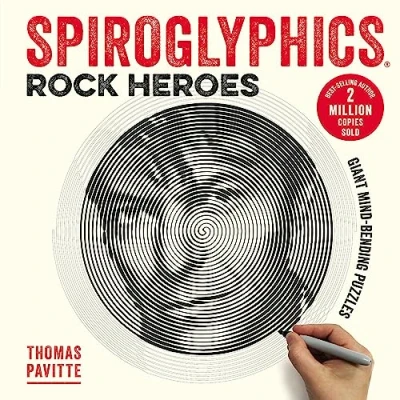 Abbildung von Spiroglyphics: Rock Heroes: Colour and reveal your musical heroes in these 20 mind bending puzzles