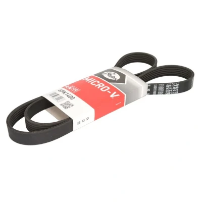 Abbildung von GATES 6PK1400 Keilrippenriemen 1400 6 Polyester, EPDM (Ethylen Propylen Dien Kautschuk) RoadMax Value Line RENAULT: CLIO 2, Kangoo I Express