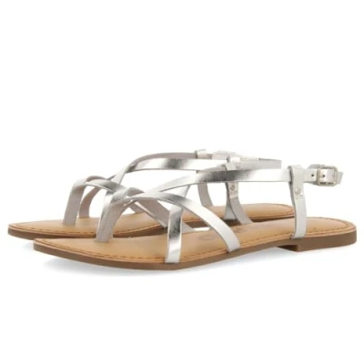 Abbildung von GIOSEPPO Damen Lelex Flache Sandale, Silber, 40 EU