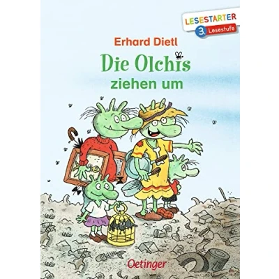 Abbildung von Die Olchis ziehen um: Lesestarter. 3. Lesestufe. Lustiges Kinderbuch zum Lesen lernen mit der beliebten Reihe für Erstleser ab 8 Jahren