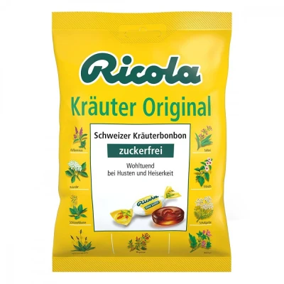 Abbildung von Ricola ohne Zucker Kräuter Bonbons