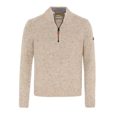 Abbildung von camel active Strickpullover, Herren, Größe: 3XL, Beige brown