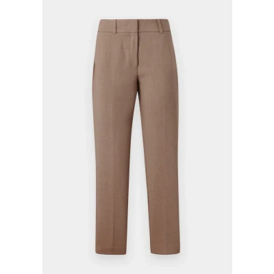 Abbildung von Selected Femme Cropped Stoffhose, Damen, Größe: 34, Camel