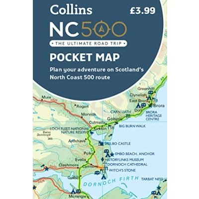 Abbildung von NC500 Pocket Map: Plan your adventure on Scotland’s North Coast 500 route official map