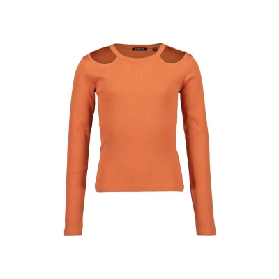 Abbildung von Blue Seven Langarmshirt, Damen, Größe: 164, Orange