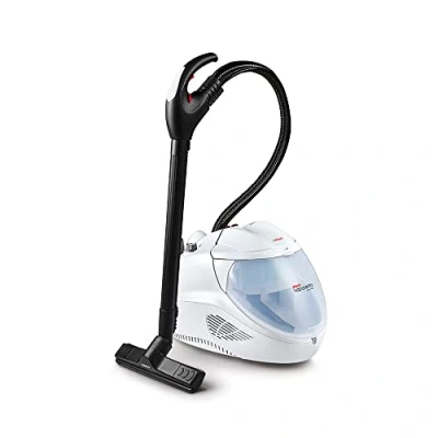 Abbildung von POLTI PVEU0082 Lecoaspira FAV30_ Praktischer Dampfsauger mit umfangreichem Zubehör, 2450 Watt, 4 Bar, weiß