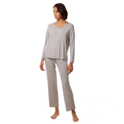 Abbildung von Triumph Timeless Sensuality SET Nachtwäsche Set, Damen, Größe: 42, Silent grey