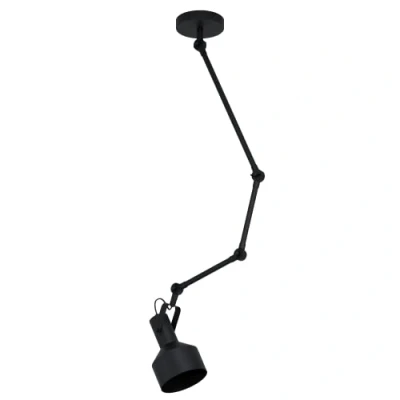 Abbildung von Eglo 43561 Hängeleuchte TAKELEY Stahl schwarz E27 1X28W H:132,5cm Ø:15cm dimmbar
