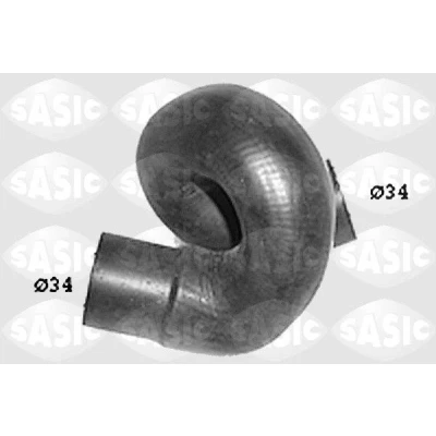 Abbildung von SASIC SWH6758 Kühlerschlauch rechts oben OPEL: Astra F CC, Saloon