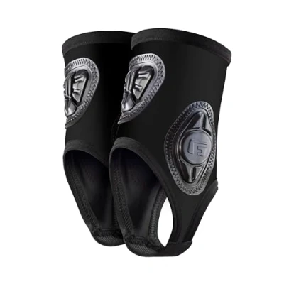 Abbildung von G Form Pro X Knöchelschützer Fußball Trainingsausrüstung und Fahrradzubehör Schwarz, Erwachsene S/M