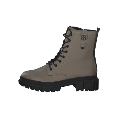 Abbildung von s.Oliver Plateaustiefelette, Damen, Größe: 40, Taupe Schuhe