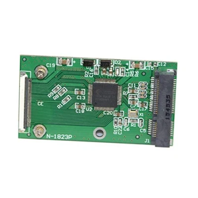 Abbildung von LeHang Mini PCI E Msata SSD auf 40 polige ZIF Adapterkarte