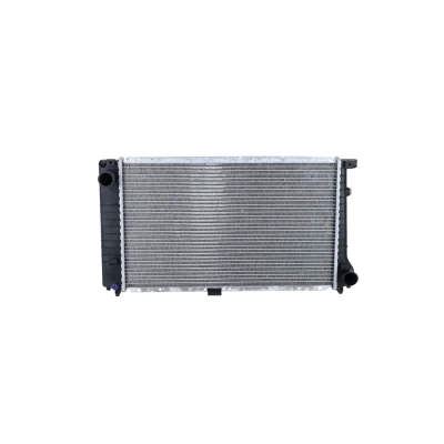 Abbildung von NRF EASY FIT 56128 Kühler, Motorkühlung Aluminium 551 326 34 mit Kolbenclip Kühlrippen gelötet BMW: 5 Saloon, 7