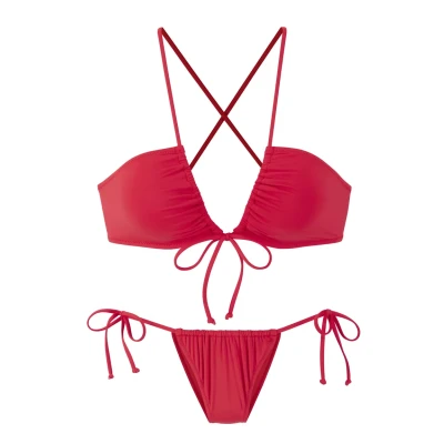 Abbildung von Buffalo SET Bikini, Damen, Größe: 34xC/D, Neon rot