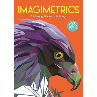 Abbildung von Imagimetrics: A Striking Sticker Challenge (Sticker by Number Geometric Puzzles)