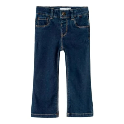 Abbildung von Name it Nmfsalli Jeans Bootcut für Kinder, Größe: 98, Dark blue denim