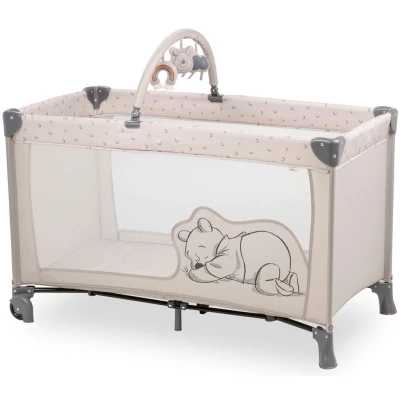 Abbildung von Hauck Baby Reisebett »Dream N Play Go, Pooh Rainbow, beige«, inkl. Transporttasche