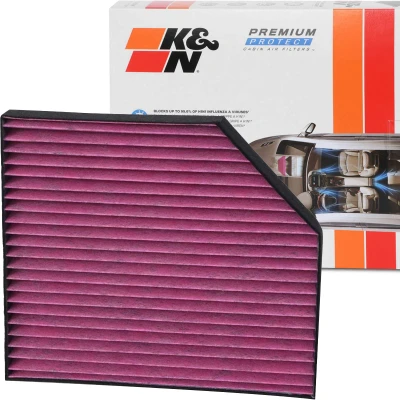 Abbildung von K&amp;N Filters DVF5017 Innenraumfilter Aktivkohlefilter 279 35 quadratisch AUDI: A4 B8 Avant, Q5, Saloon, PORSCHE: Macan