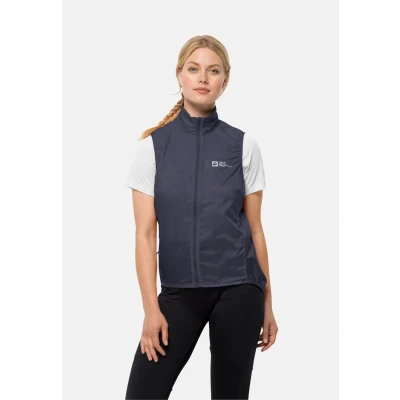 Abbildung von Jack Wolfskin Morobbia WIND W Weste, Damen, Größe: Small, Graphite