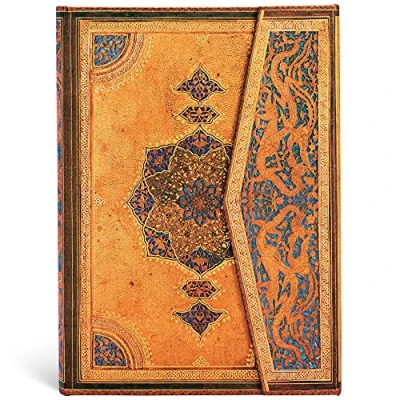 Abbildung von Paperblanks Safawidische Bindekunst Notizbuch Midi Liniert, (180 x 130)