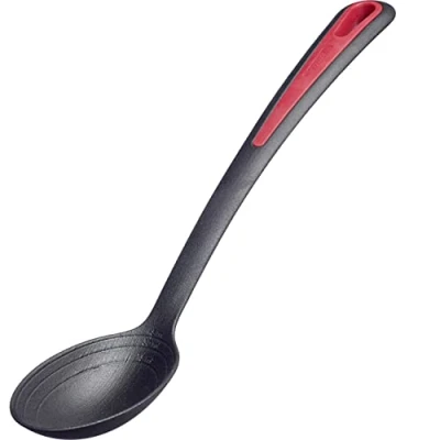 Abbildung von Westmark Gemüselöffel, Hochhitzebeständig bis 270 C/ 518 F, Extra tiefer Löffelkopf, Mit innenliegender Skala: 15, 30 und 45 ml, Kunststoff, Gentle Plus, Schwarz, 28612275