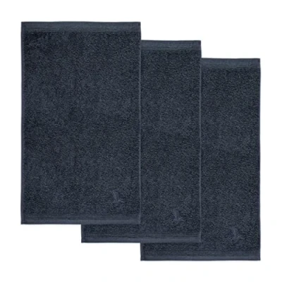 Abbildung von möve Superwuschel Gästetuch 30 x 50 cm aus 100% Baumwolle, dark grey 3er Set