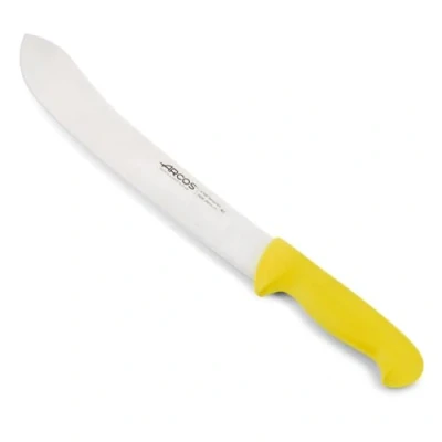 Abbildung von Arcos Serie 2900 Metzgermesser Steakmesser Klinge Nitrum Edelstahl 300 mm HandGriff Polypropylen Farbe Gelb
