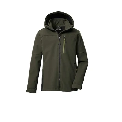 Abbildung von Killtec Softshelljacke »KOW 226 BYS SFTSHLL JCKT«, Wind und wasserabweisende Kinder Softshelljacke, Fleece, Reflektoren