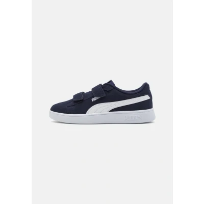 Abbildung von Puma Smash 3.0 Unisex Sneaker low für Kinder, Größe: 28, Navy/white Schuhe