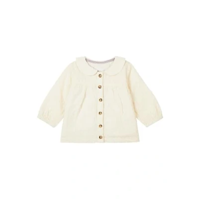 Abbildung von Noppies Fabrezan Hemdbluse für Kinder, Größe: 50, Butter cream
