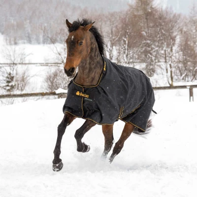 Abbildung von Bucas Irish Turnout Big Neck 50g Schwarz/Gold 165/213