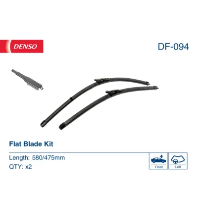 Abbildung von Scheibenwischer Denso DF 094 Flachbalkenwischblatt JAGUAR: XF Saloon