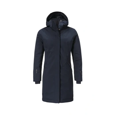 Abbildung von Schöffel Urban INS Style Gregale Regenjacke / wasserabweisende Jacke, Damen, Größe: 38, Blau