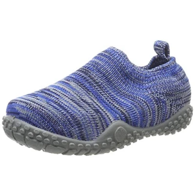 Abbildung von Playshoes Strick, Unisex Kinder Niedrige Hausschuhe, Blau (Blau 7), 26/27 EU (9 Child UK)
