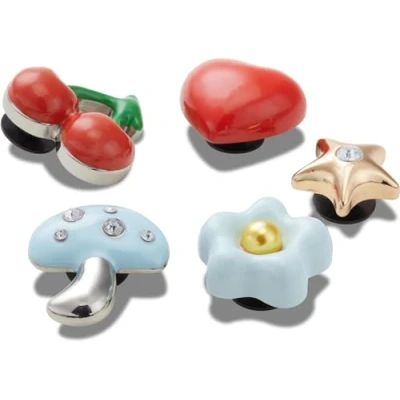 Abbildung von Crocs Jibbitz Puffy Metals 5 PACK Sonstige Accessoires, Größe: One Size, White