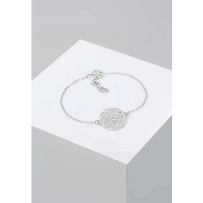 Abbildung von Elli Ornament Flower Armband silvercoloured, Damen, Größe: 17, Silver coloured