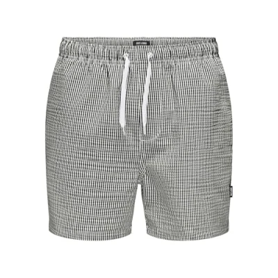 Abbildung von ONLY &amp; SONS Herren ONSTED Stripe Seersucker Swim NOOS Badeshorts, Kambaba, Small